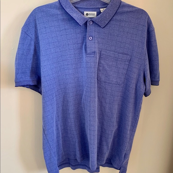 HAGGAR-2 Front Pocket Polos, Size Medium - Picture 9 of 14